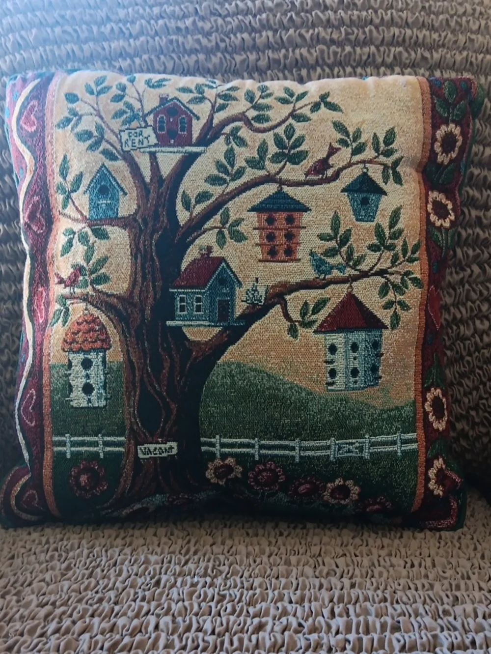 Mohawk Home 2003 Birdhouse Pillow. 18